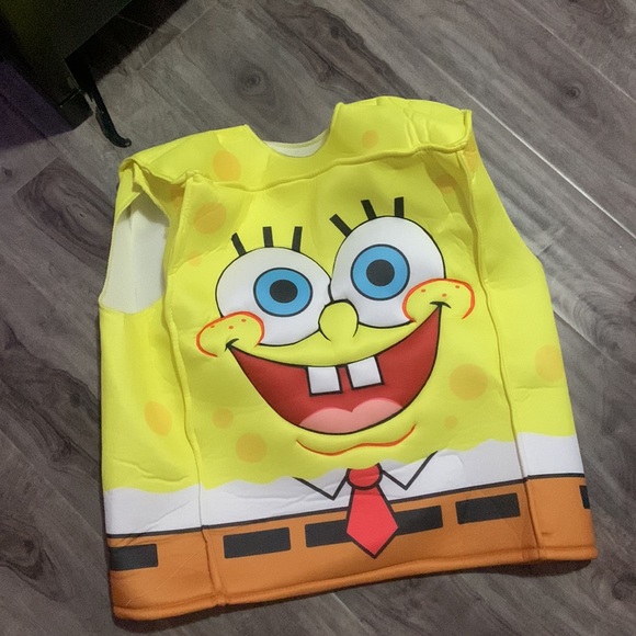 Children size Med (10-12) SpongeBob Costume - Picture 5 of 5